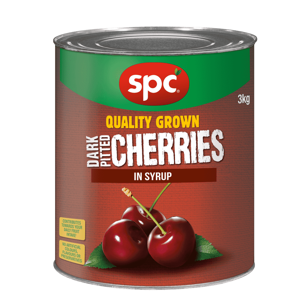SPC Cherries Dark Pitted in Syrup 3kg SPC Food Solutions