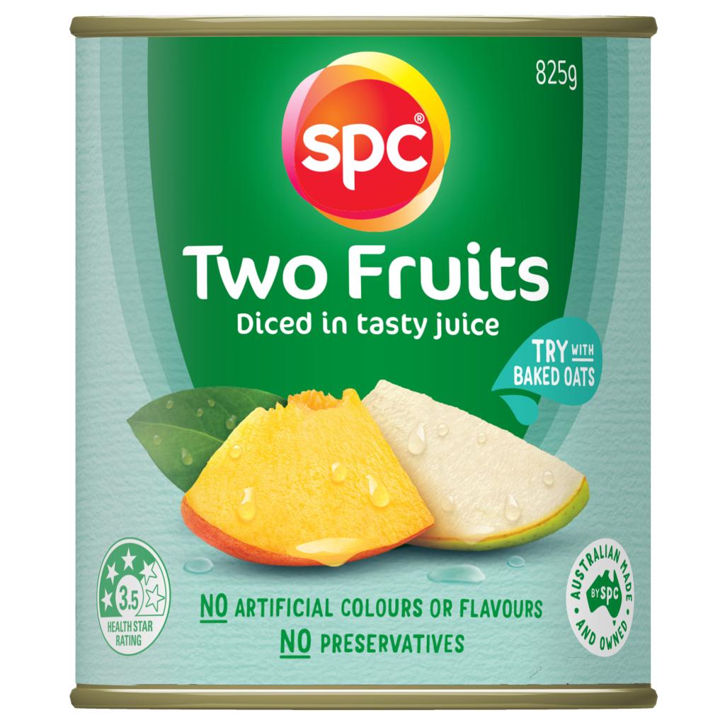 SPC Two Fruits Diced in Juice 825g