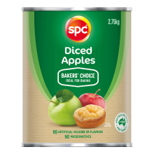 SPC Diced Apples Baker's Choice 2.75kg product shot