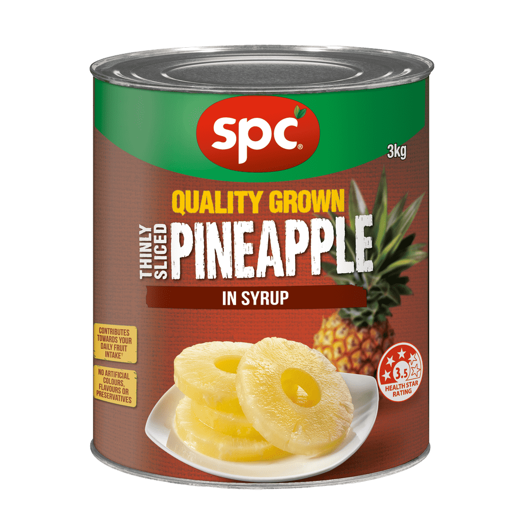 SPC Pineapple Thinly Sliced in Syrup 3kg SPC Food Solutions