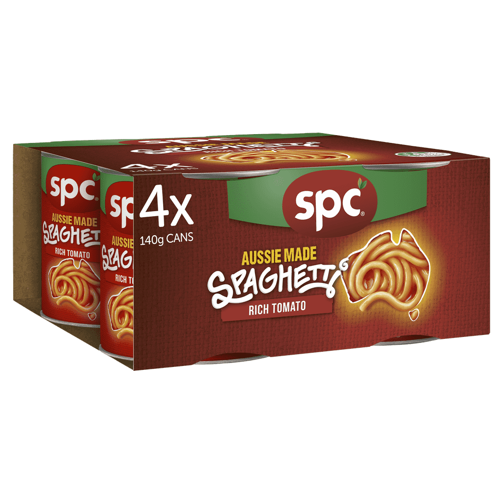 SPC Spaghetti Rich Tomato 4 X 140g SPC Food Solutions spc-spaghetti-tomato-cheese-3kg-spc-food-solutions