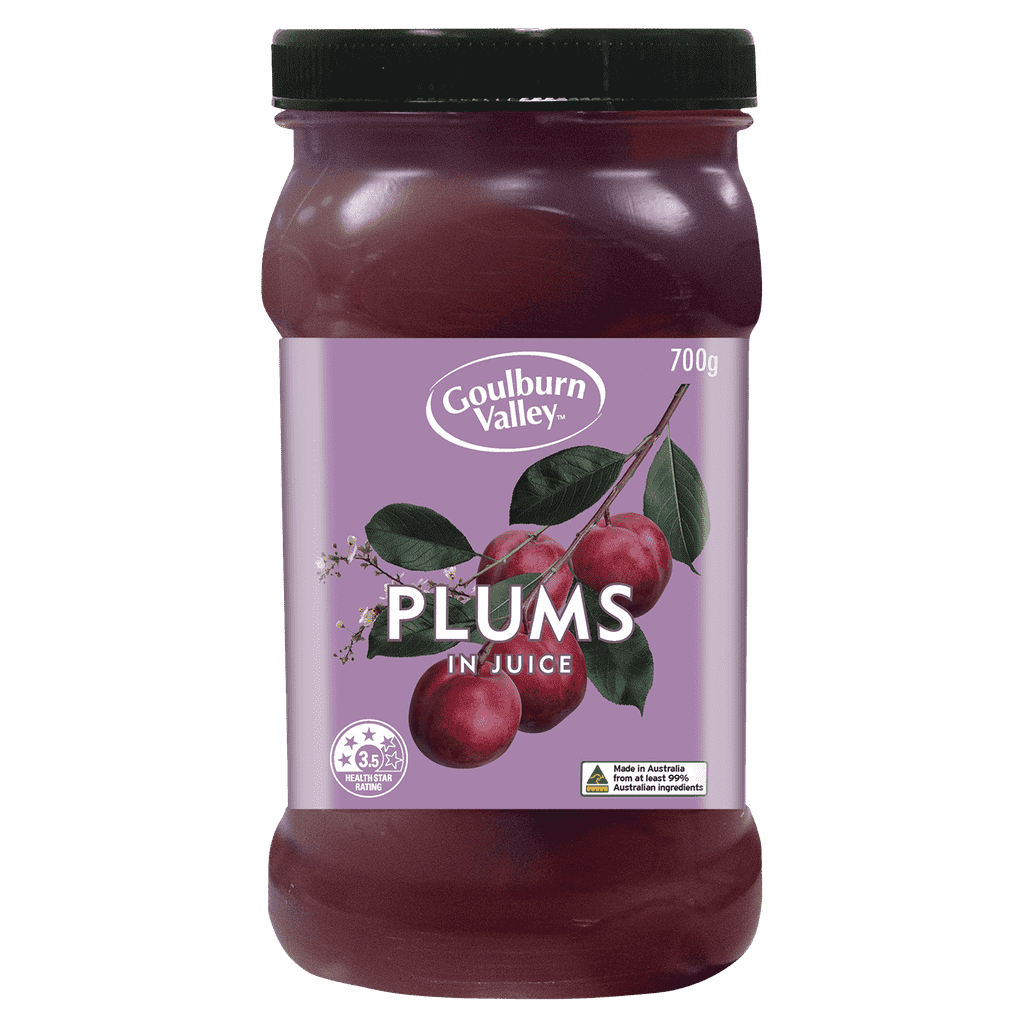 Goulburn Valley Whole Plums in Juice 700g SPC Food Solutions