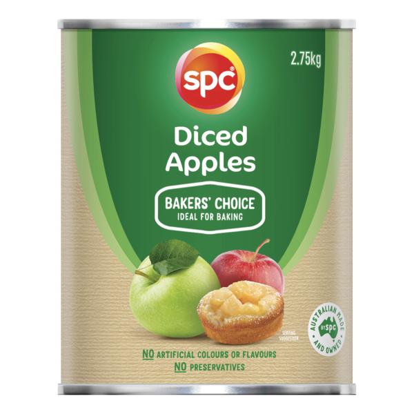 SPC Diced Apples Bakers' Choice 2.75kg tin