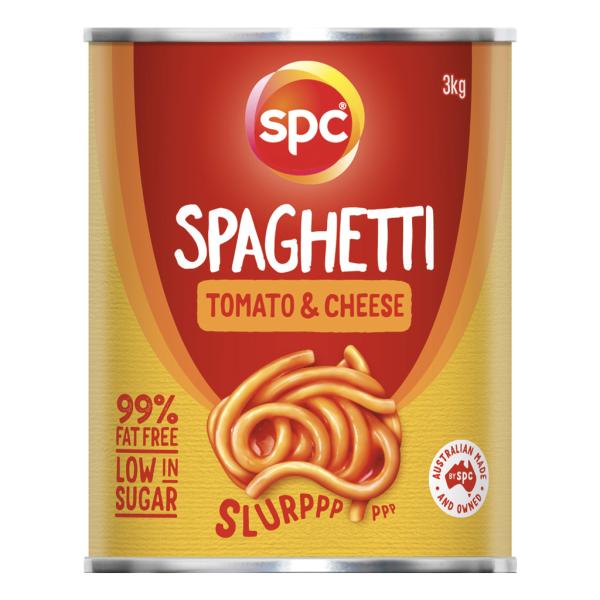 SPC Spaghetti, Tomato and Cheese, 3kg tin