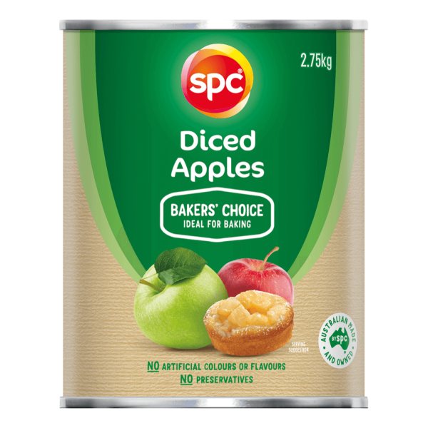 SPC Diced Apples Baker's Choice 2.75kg product shot