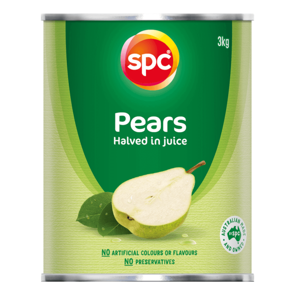 SPC Halved Pears in Juice 3kg product shot