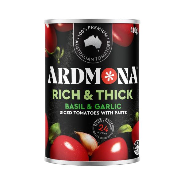 Ardmona Rich & Thick Basil & Garlic 410g