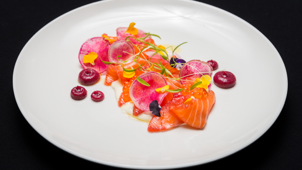 Plated salmon by Andreas Grober